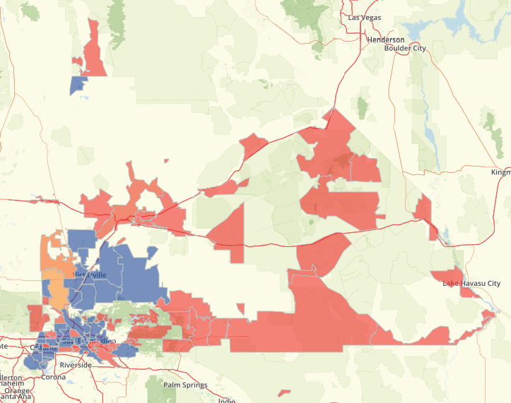 SoCal San Bernardino Progress Map